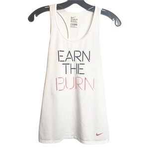 Nike -“Earn‎ the Burn” Dri-Fit Racerback Tank - Sz. XS